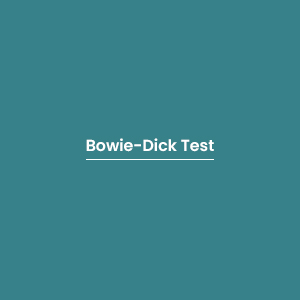 Bowie-Dick Test